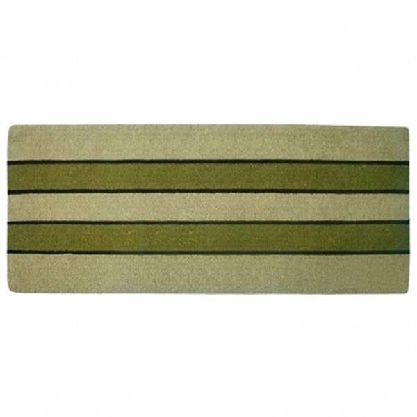 Nedia Home Nedia Home 9374828 24 x 57 in. Heavy Duty Pistachio Coco Mat  Plain 9374828